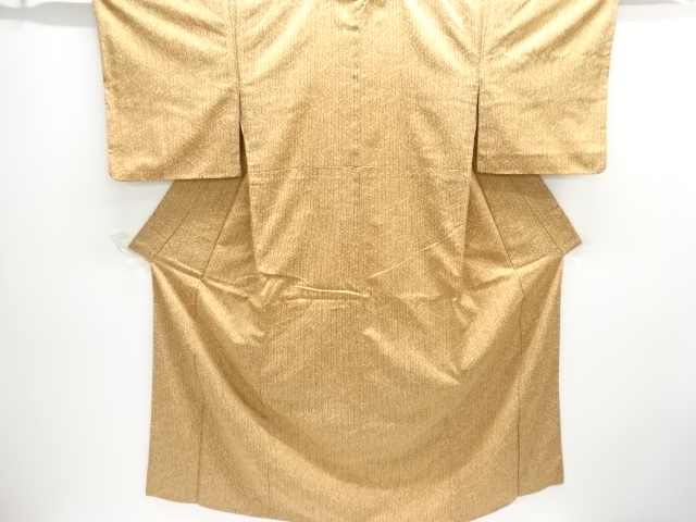 大正ロマン　流水模様織り出し着物